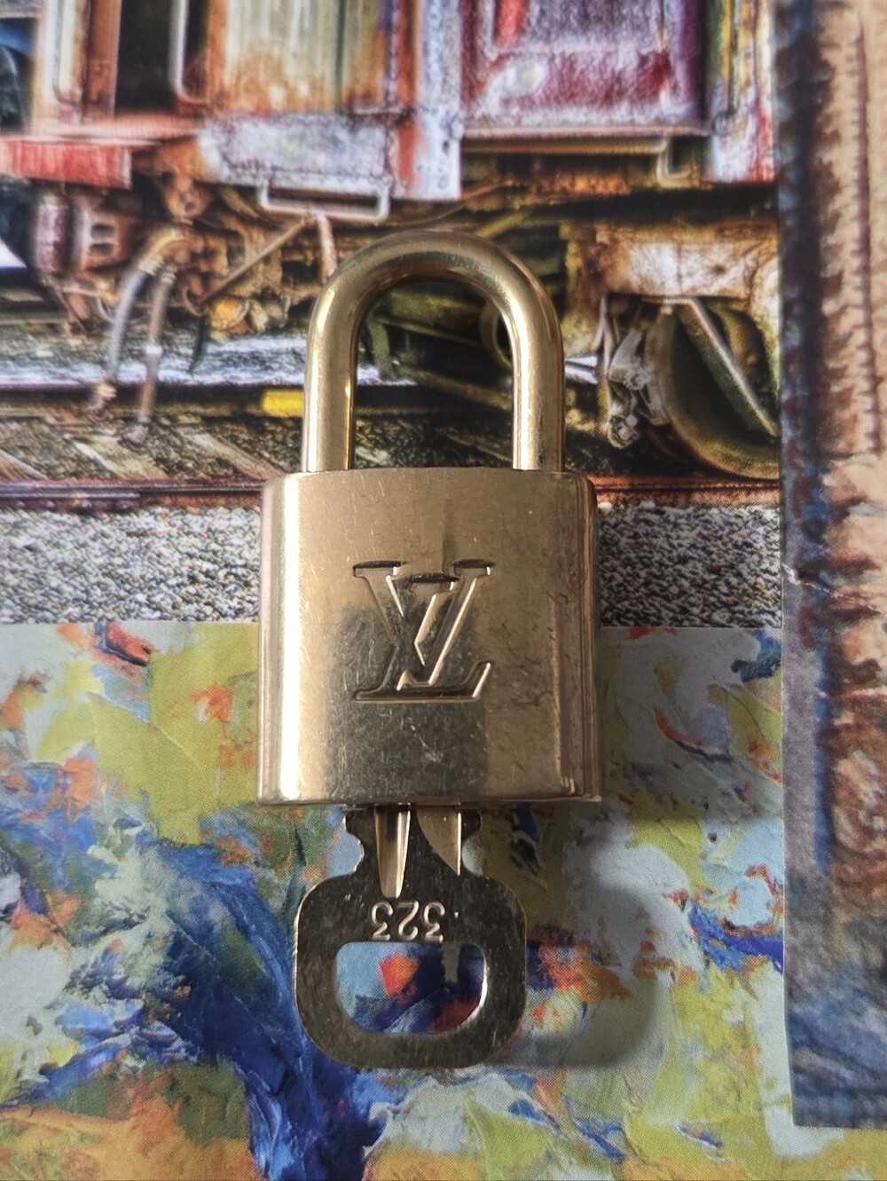 Louis Vuitton "323" Lock & Key Accessory